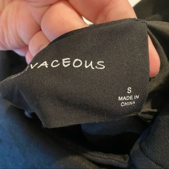 Olivaceous MOTO Jacket in True Black Biker Crop Faux Suede Lace Up Tie Zipper - Picture 9 of 16